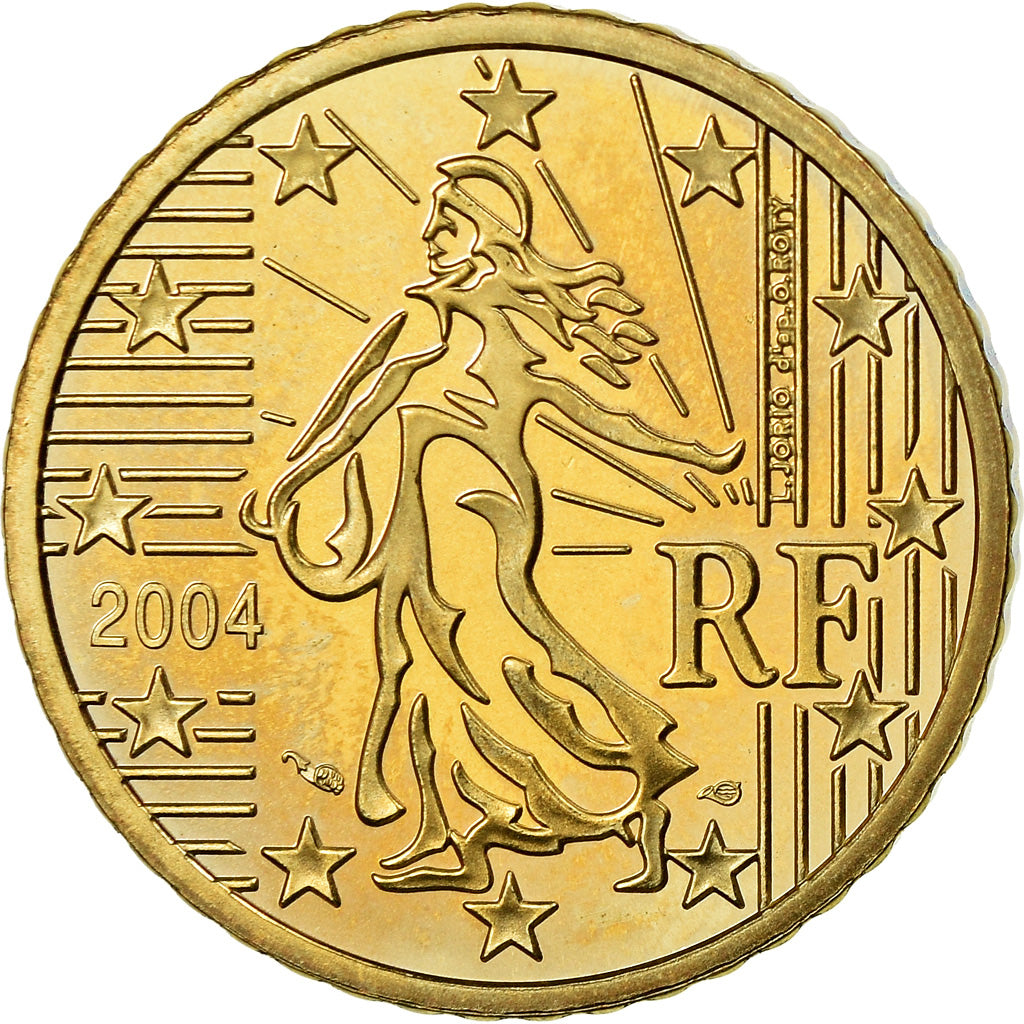 Frankrijk, 50 Euro Cent, 2004, BE, FDC, Tin, KM:1287