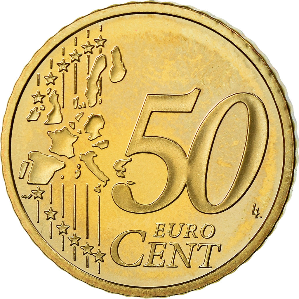 Frankrijk, 50 Euro Cent, 2004, BE, FDC, Tin, KM:1287