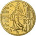 France, 10 Euro Cent, 2004, BE, MS(65-70), Brass, KM:1285