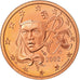 France, 2 Euro Cent, 2002, BE, FDC, Copper Plated Steel, KM:1283