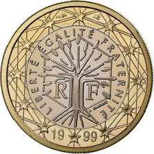 France, Euro, 1999, BE, MS(65-70), Bi-Metallic, KM:1288