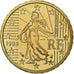 Francja, 10 Euro Cent, 1999, Paris, BE, MS(65-70), Mosiądz, KM:1285