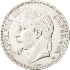 Munten, Frankrijk, Napoleon III, Napoléon III, 5 Francs, 1867, Paris, ZF+