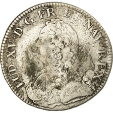 Moeda, França, Louis XV, Écu aux branches d'olivier, Ecu, 1726, Paris