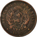Moneta, Argentina, 2 Centavos, 1890, EF(40-45), Bronze, KM:33