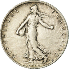 Coin, France, Semeuse, 2 Francs, 1916, Paris, EF(40-45), Silver, KM:845.1