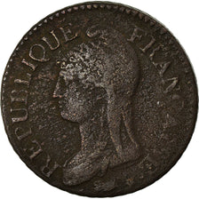 Moneda, Francia, Dupré, 5 Centimes, 1796, Orléans, BC, Bronce, KM:640.9