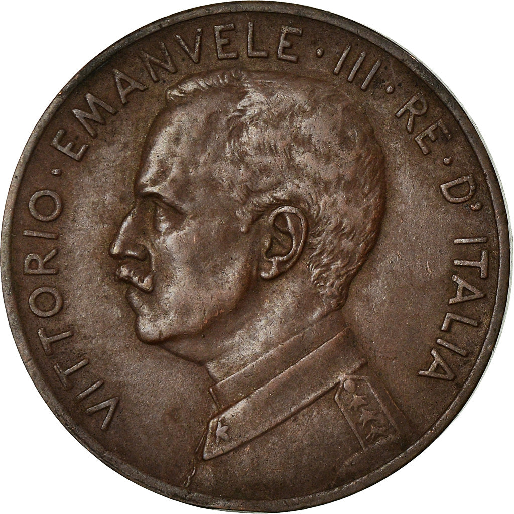 Coin, Italy, Vittorio Emanuele III, 5 Centesimi, 1918, Rome, EF(40-45), Bronze