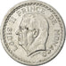 Munten, Monaco, 2 Francs, Undated (1943), ZF, Aluminium, Gadoury:MC 133