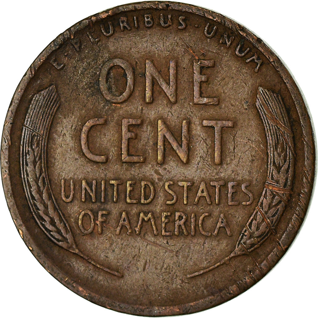 Coin, United States, Lincoln Cent, Cent, 1919, U.S. Mint, Philadelphia