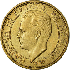Coin, Monaco, Rainier III, 50 Francs, Cinquante, 1950, Monaco, EF(40-45)