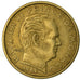 Coin, Monaco, Rainier III, 50 Centimes, 1962, EF(40-45), Aluminum-Bronze