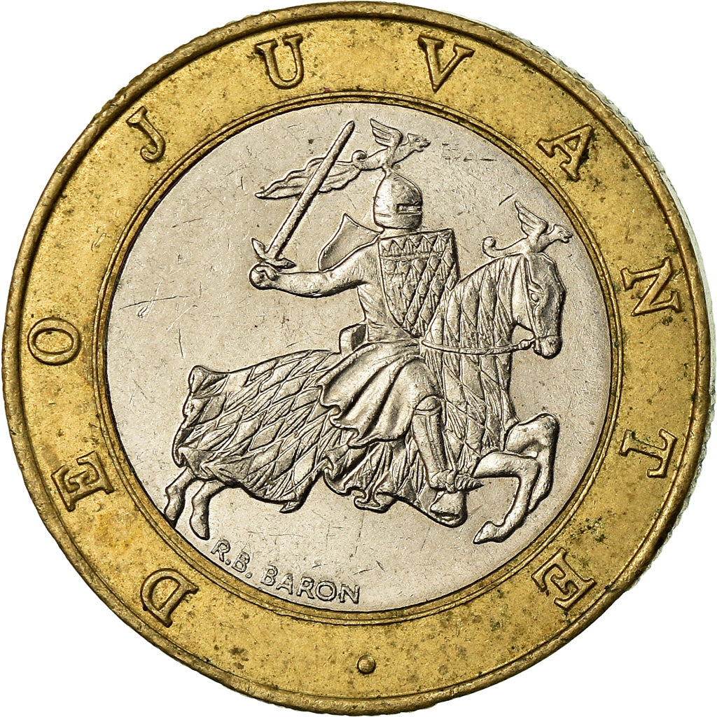 Coin, Monaco, Rainier III, 10 Francs, 1994, EF(40-45), Bi-Metallic, KM:163