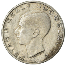 Coin, Yugoslavia, Petar II, 20 Dinara, 1938, EF(40-45), Silver, KM:23