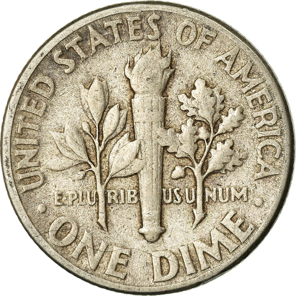 Monnaie, États-Unis, Roosevelt Dime, Dime, 1950, U.S. Mint, Philadelphie, TTB