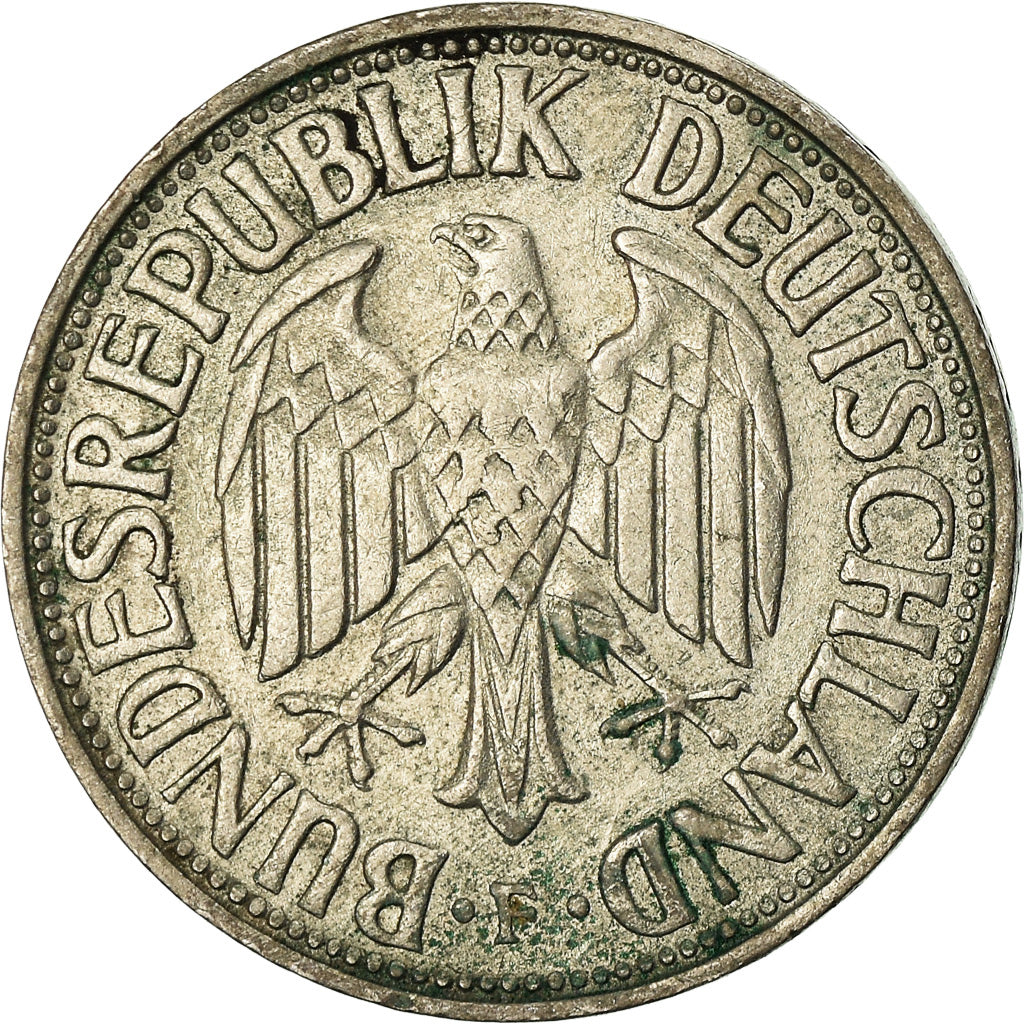 Moeda, ALEMANHA - REPÚBLICA FEDERAL, Mark, 1966, Stuttgart, VF(30-35)