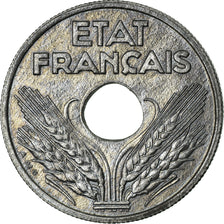 Coin, France, État français, 10 Centimes, 1943, Paris, EF(40-45), Zinc
