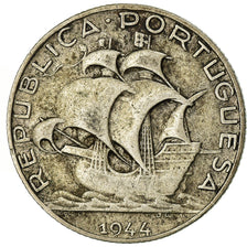 Coin, Portugal, 2-1/2 Escudos, 1944, VF(30-35), Silver, KM:580
