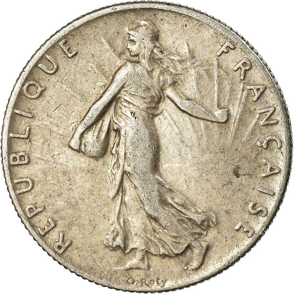 Coin, France, Semeuse, 50 Centimes, 1919, Paris, EF(40-45), Silver, KM:854