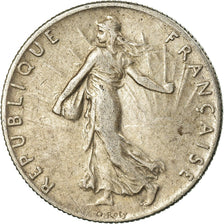 Coin, France, Semeuse, 50 Centimes, 1919, Paris, EF(40-45), Silver, KM:854