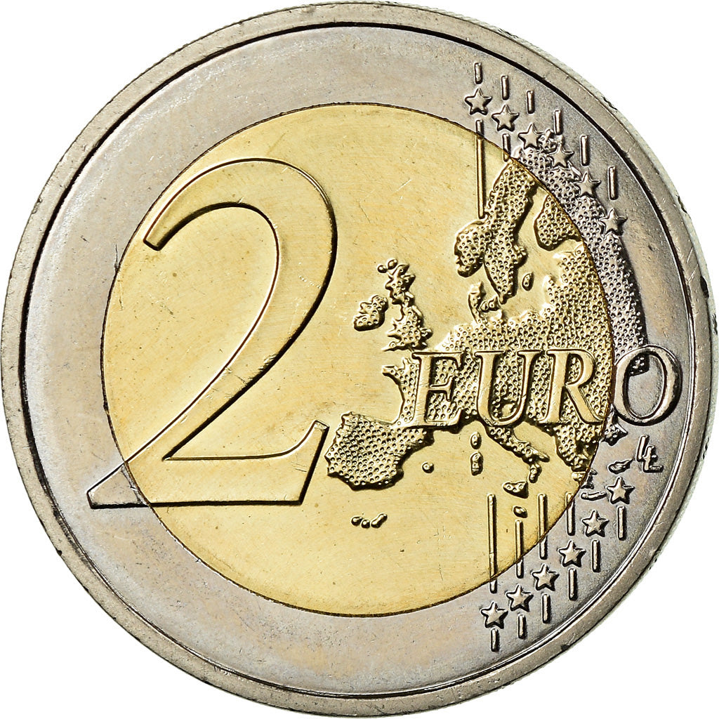 Francia, 2 Euro, Auguste Rodin, 2017, BB+, Bi-metallico