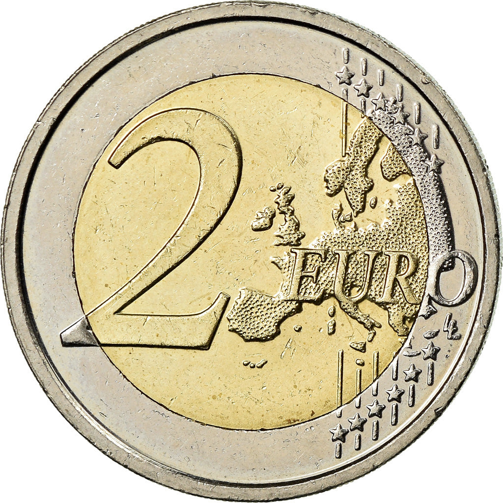 België, 2 Euro, 2012, ZF, Bi-Metallic, KM:315
