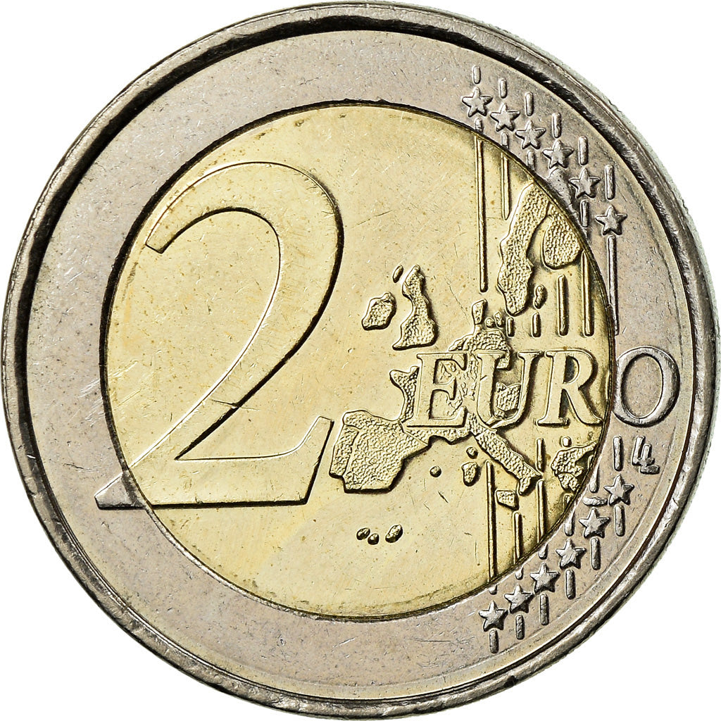 Belgium, 2 Euro, Schengen Agreement, 2005, EF(40-45), Bi-Metallic, KM:240
