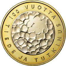 Finland, 5 Euro, 2008, MS(63), Bi-Metallic, KM:146