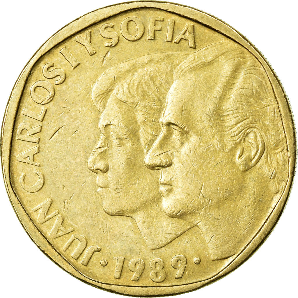 Moneda, España, Juan Carlos I, 500 Pesetas, 1989, Madrid, MBC, Aluminio -