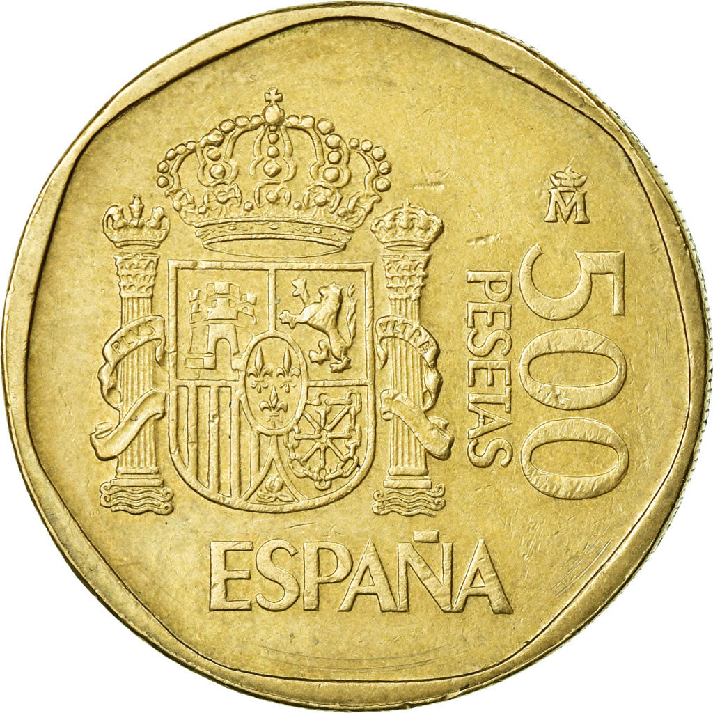 Moneda, España, Juan Carlos I, 500 Pesetas, 1989, Madrid, MBC, Aluminio -