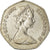 Moneta, Gran Bretagna, Elizabeth II, 50 New Pence, 1980, BB, Rame-nichel, KM:913