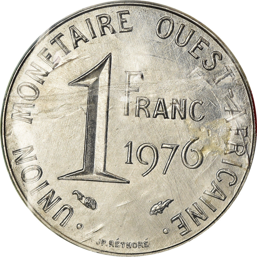 Moneda, Estados del África central, Franc, 1976, Paris, ESSAI, FDC, Hierro