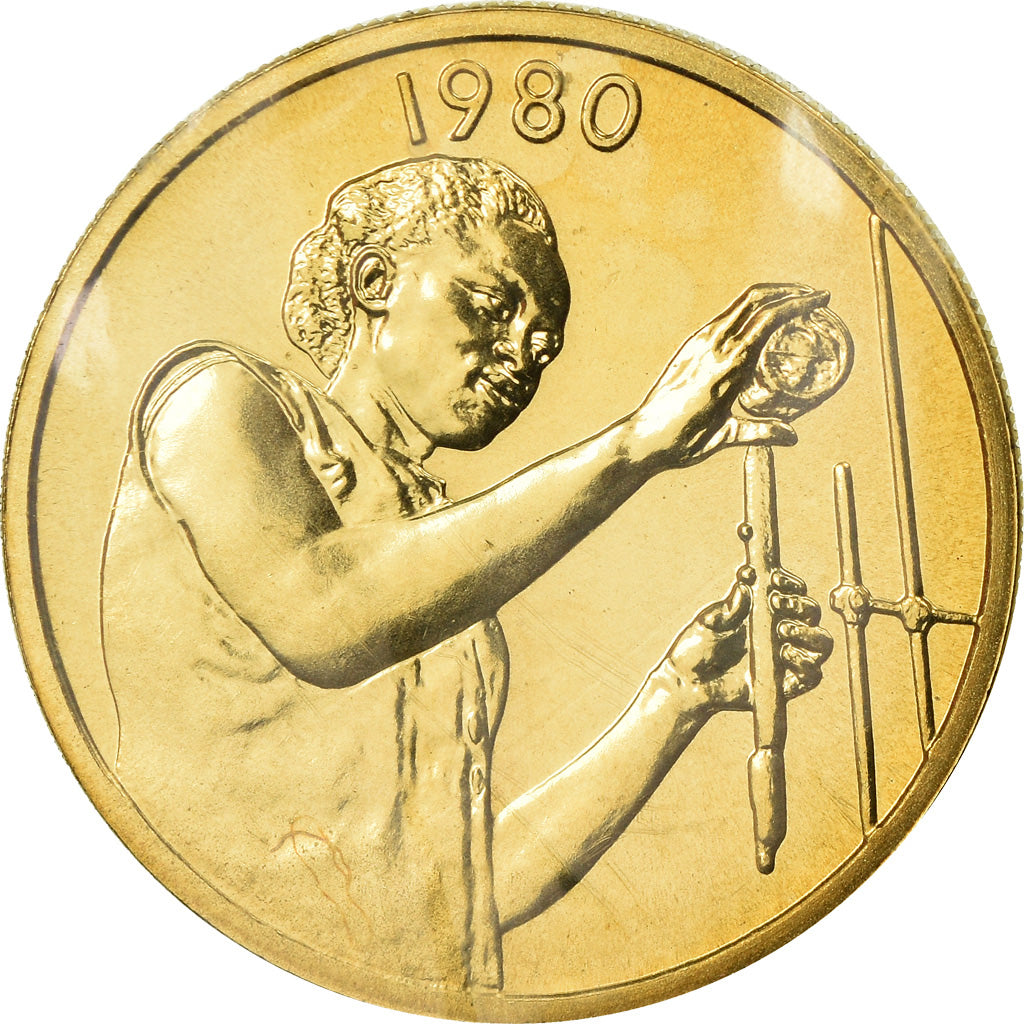 Coin, West African States, 25 Francs, 1980, ESSAI, MS(65-70), Aluminum-Bronze