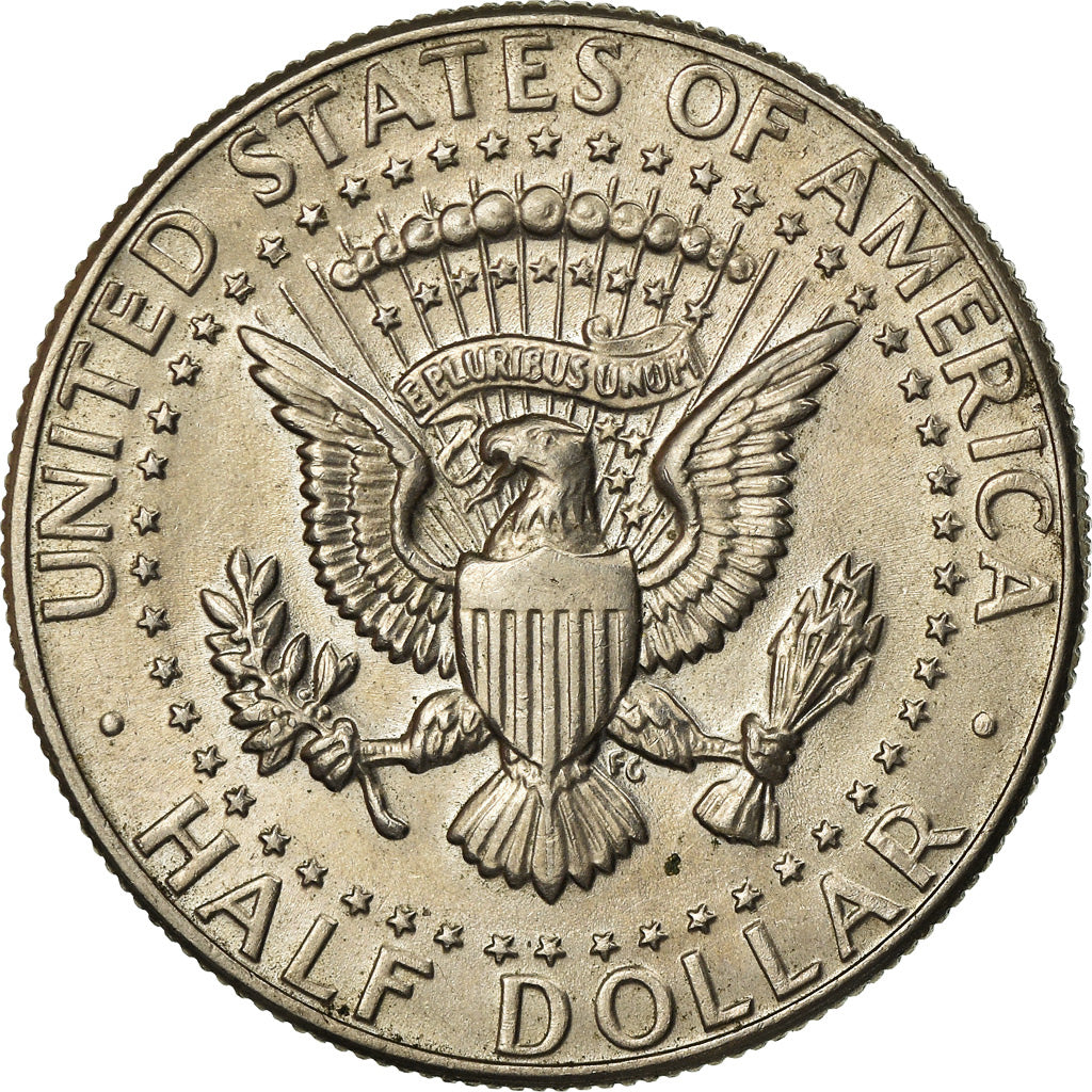 Coin, United States, Kennedy Half Dollar, Half Dollar, 1986, U.S. Mint, Denver