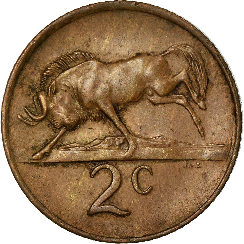Coin, South Africa, 2 Cents, 1979, EF(40-45), Bronze, KM:99