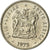 Moneta, Sudafrica, 5 Cents, 1973, BB, Nichel, KM:84