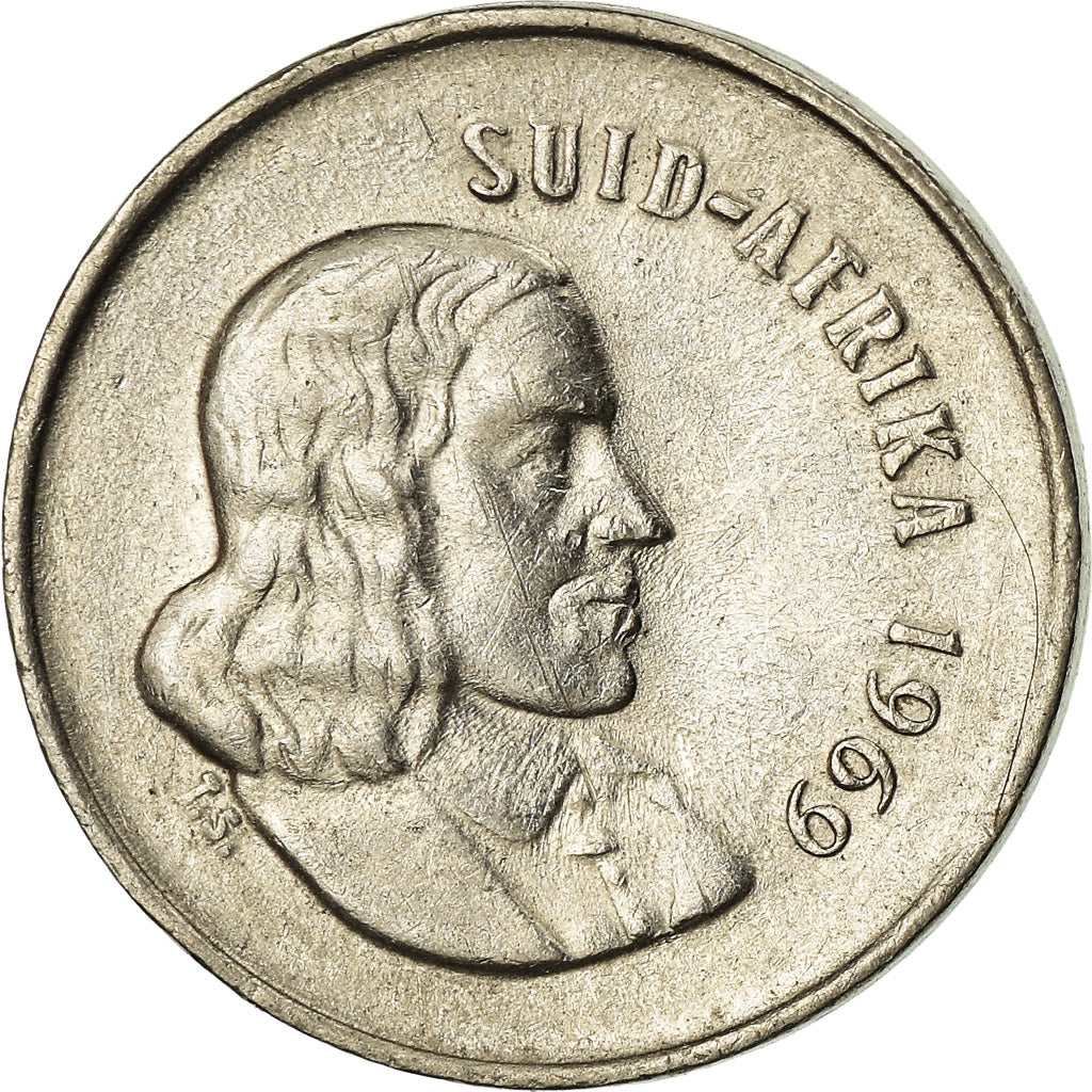 Monnaie, Afrique du Sud, 5 Cents, 1969, TTB, Nickel, KM:67.1