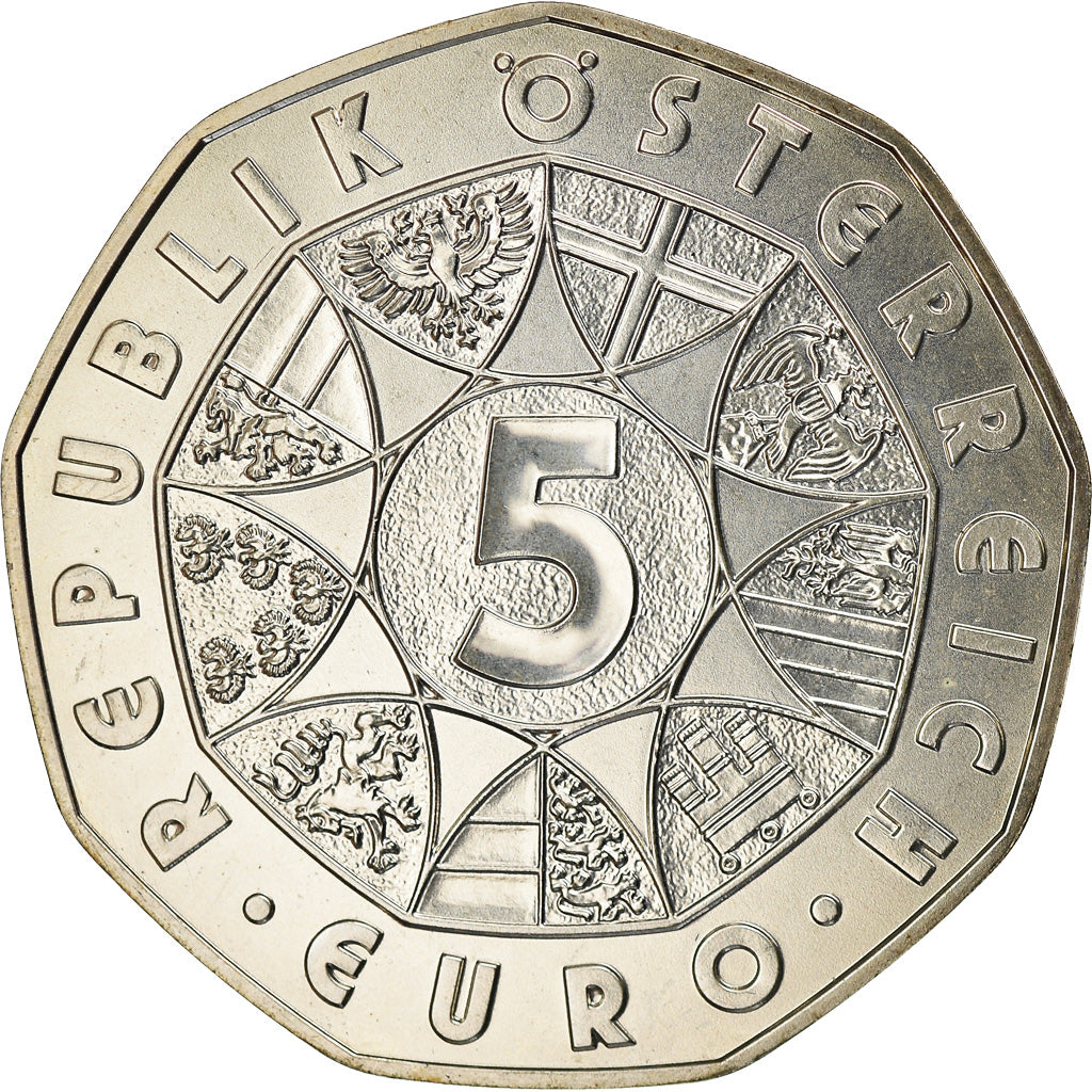 Austria, 5 Euro, 2010, FDC, FDC, Plata, KM:3192