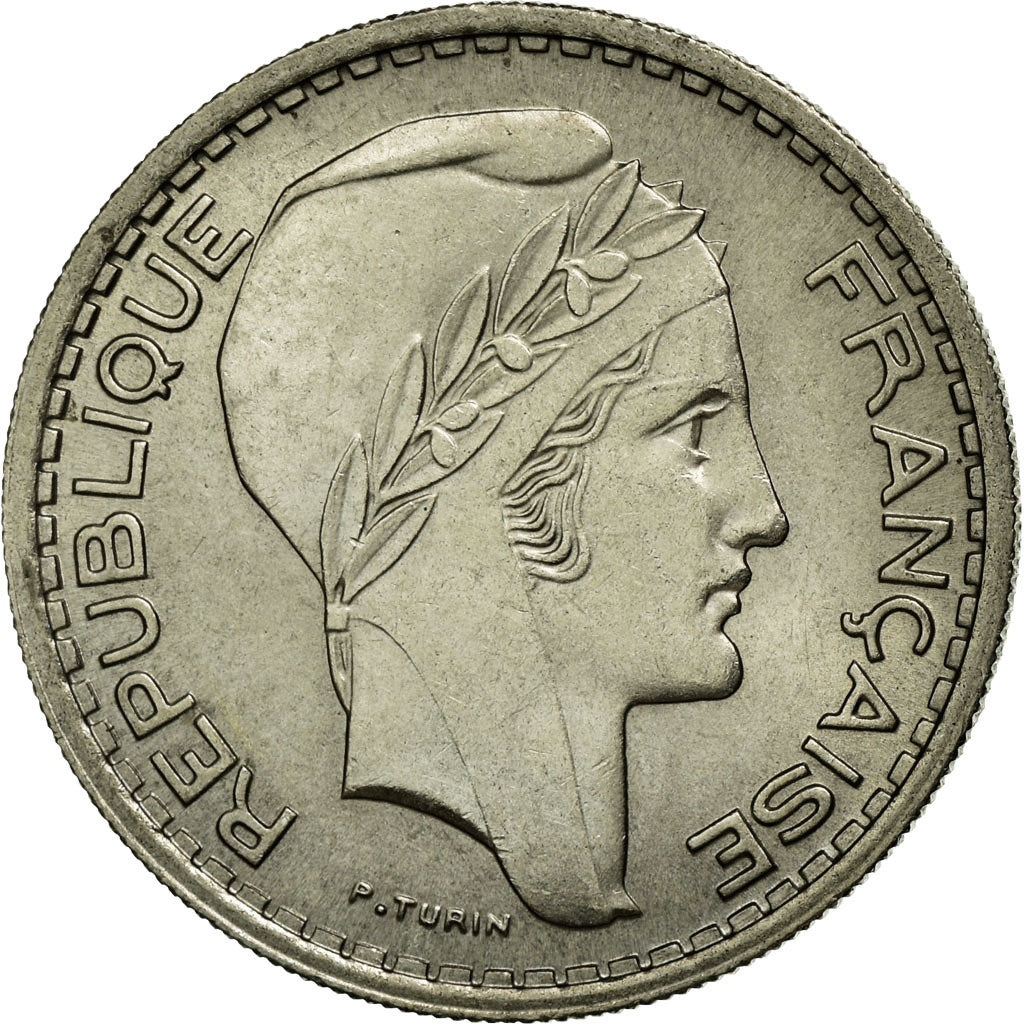 Münze, Frankreich, Turin, 10 Francs, 1947, Beaumont le Roger, VZ