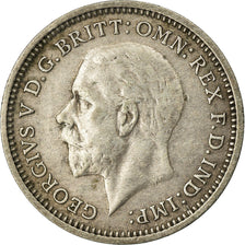 Coin, Great Britain, George V, 3 Pence, 1935, AU(50-53), Silver, KM:831