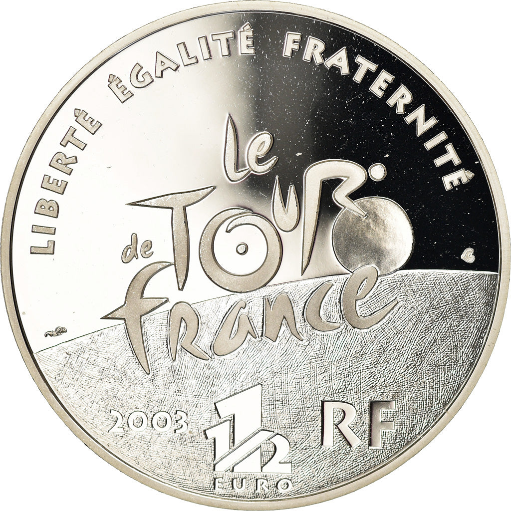 France, 1-1/2 Euro, 2003, BE, MS(65-70), Silver, Gadoury:EU71, KM:1325