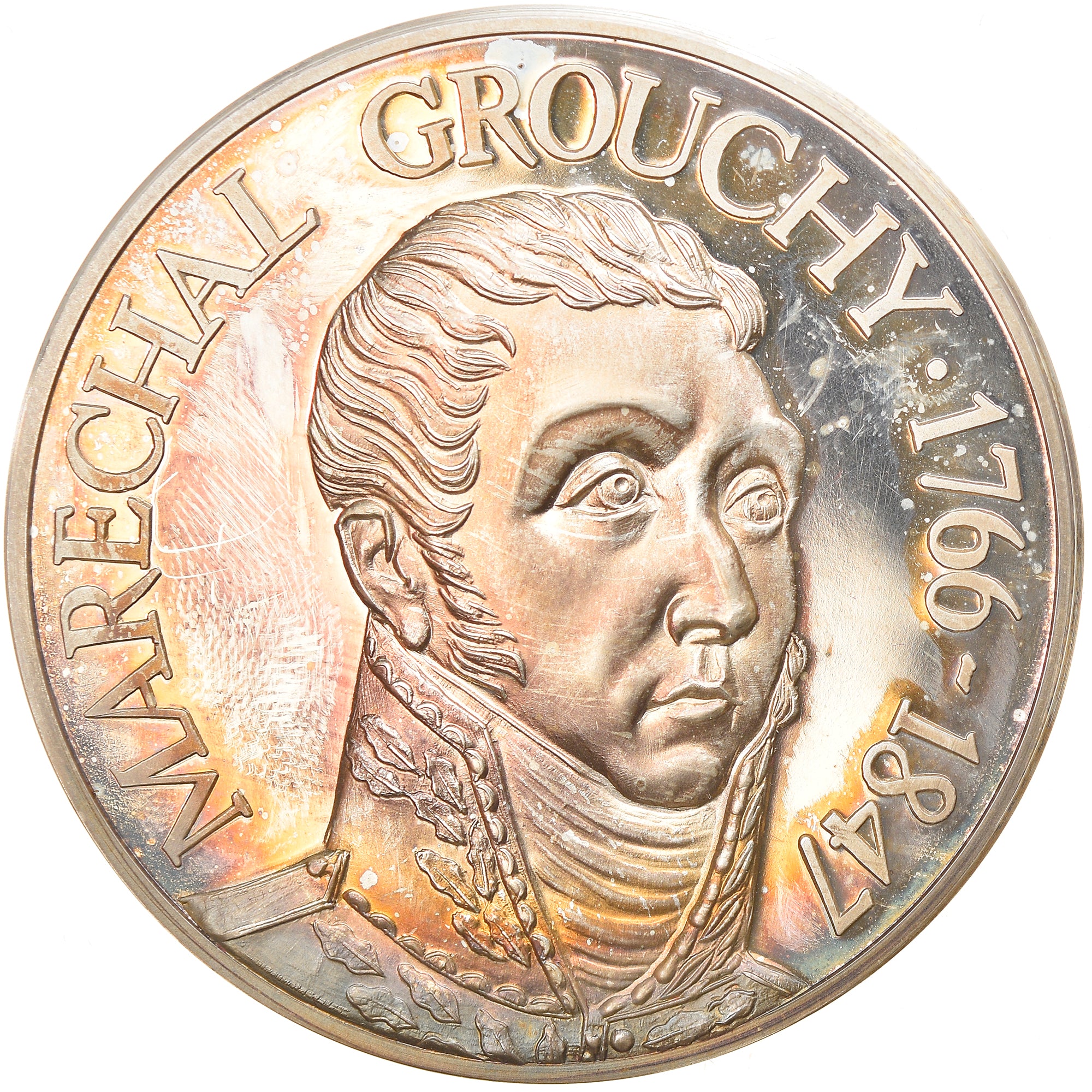 France, Medal, Napoléon Ier, Maréchal Grouchy, History, 1976, MS(65-70)