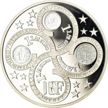França, 1-1/2 Euro, 2003, BE, MS(65-70), Prata, Gadoury:EU44, KM:1338