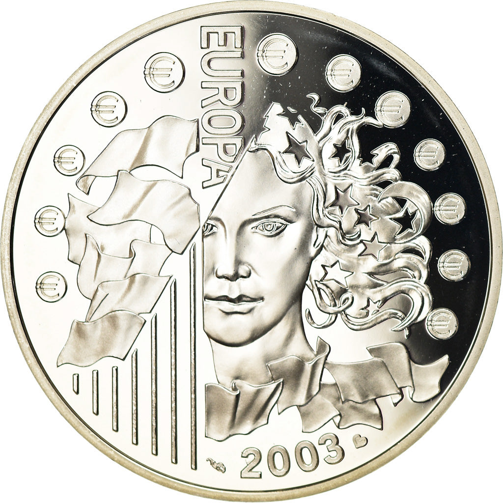 Francia, 1-1/2 Euro, 2003, BE, FDC, Argento, Gadoury:EU44, KM:1338