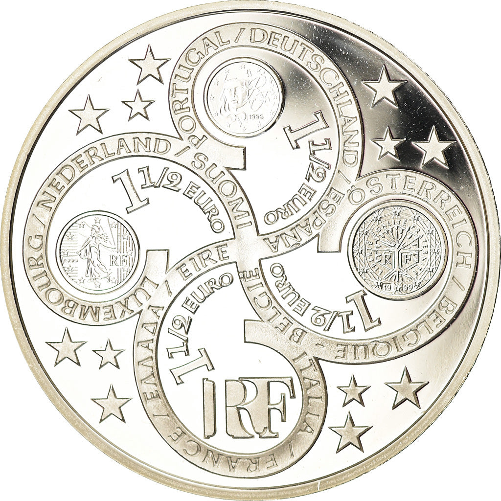 Francia, 1-1/2 Euro, 2003, BE, FDC, Argento, Gadoury:EU44, KM:1338