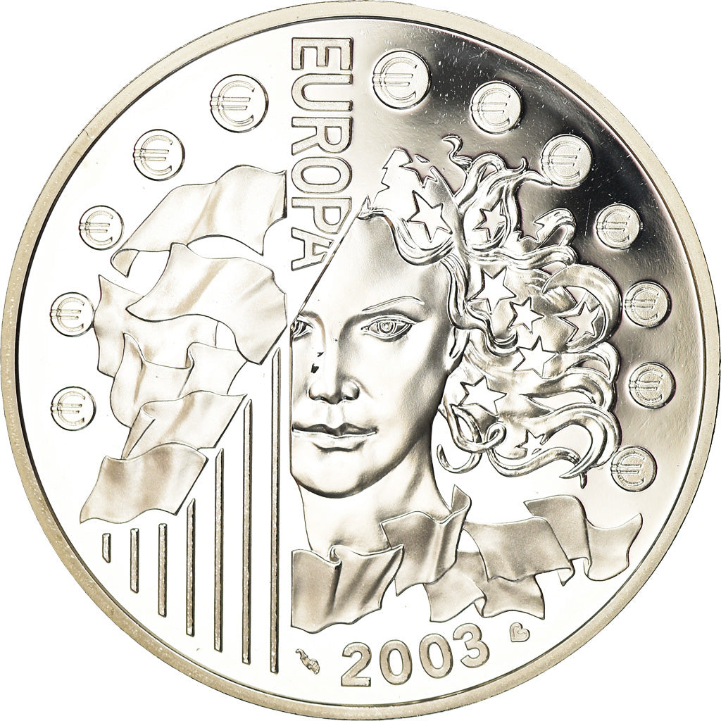 Francia, 1-1/2 Euro, 2003, BE, FDC, Argento, Gadoury:EU44, KM:1338