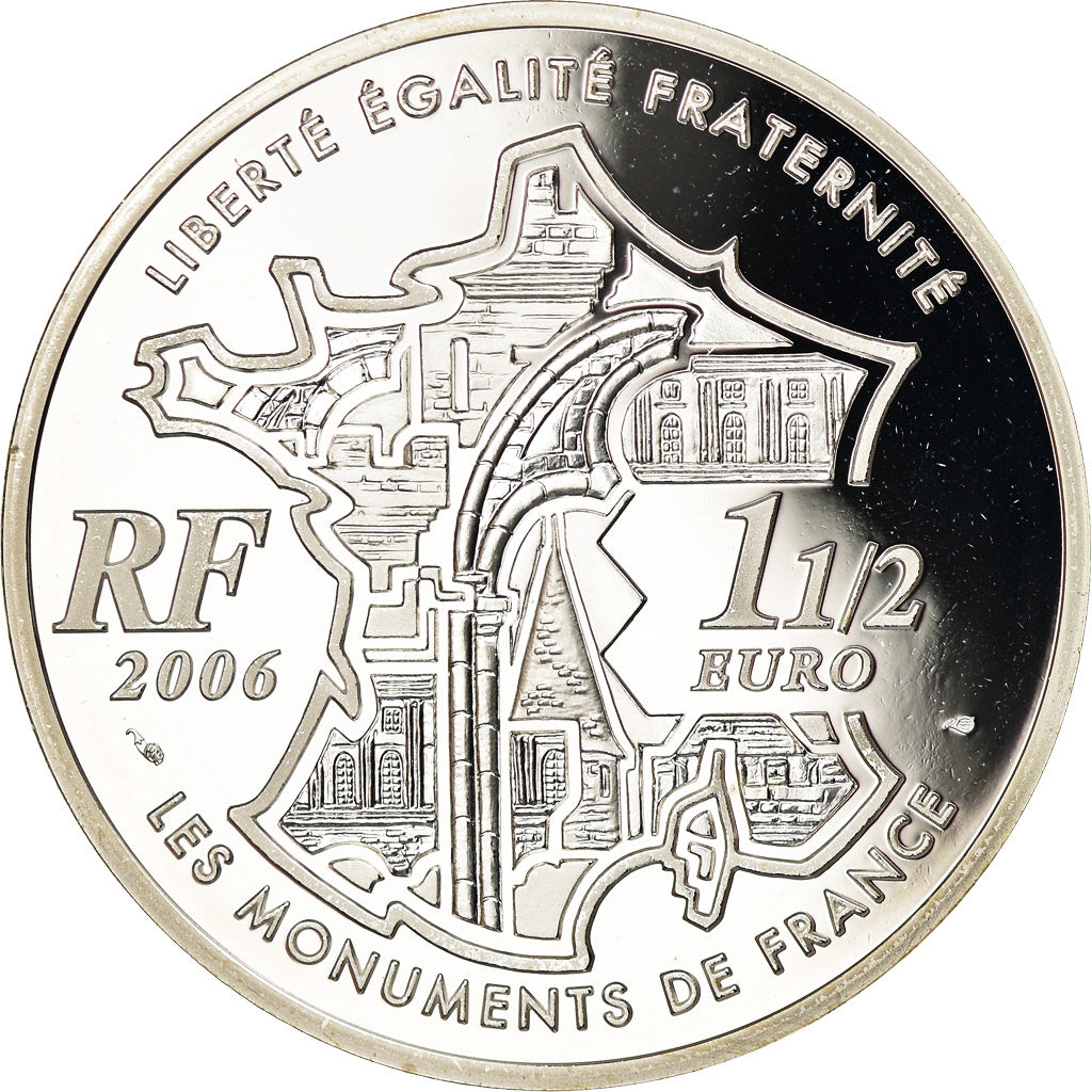France, 1-1/2 Euro, 2006, BE, FDC, Argent, Gadoury:EU215, KM:1458