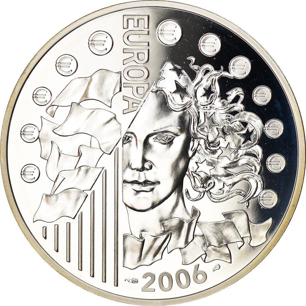 Munten, Frankrijk, 1-1/2 Euro, 2006, Paris, Proof, FDC, Zilver, KM:2037