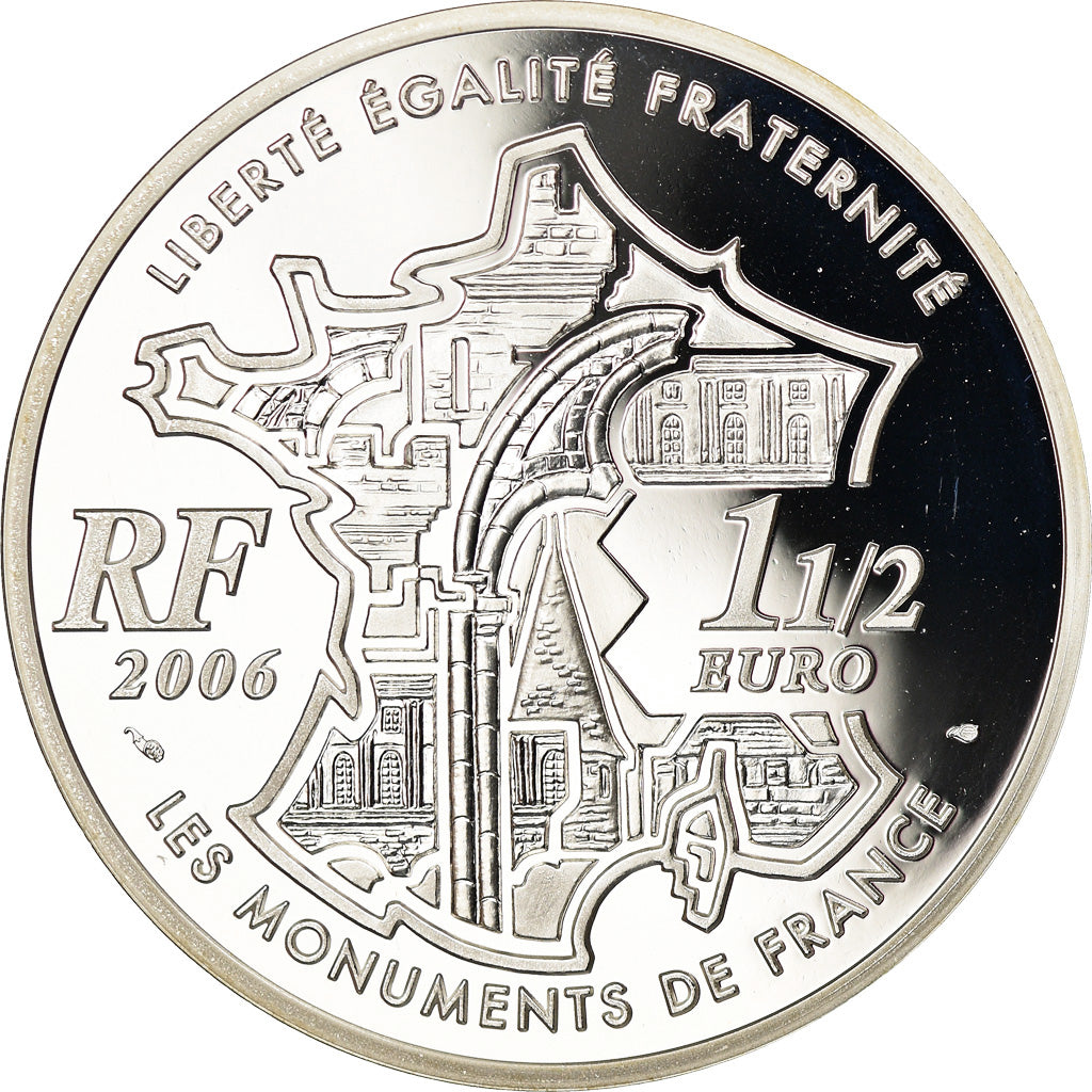 France, 1-1/2 Euro, 2006, BE, MS(65-70), Silver, Gadoury:EU212, KM:1456
