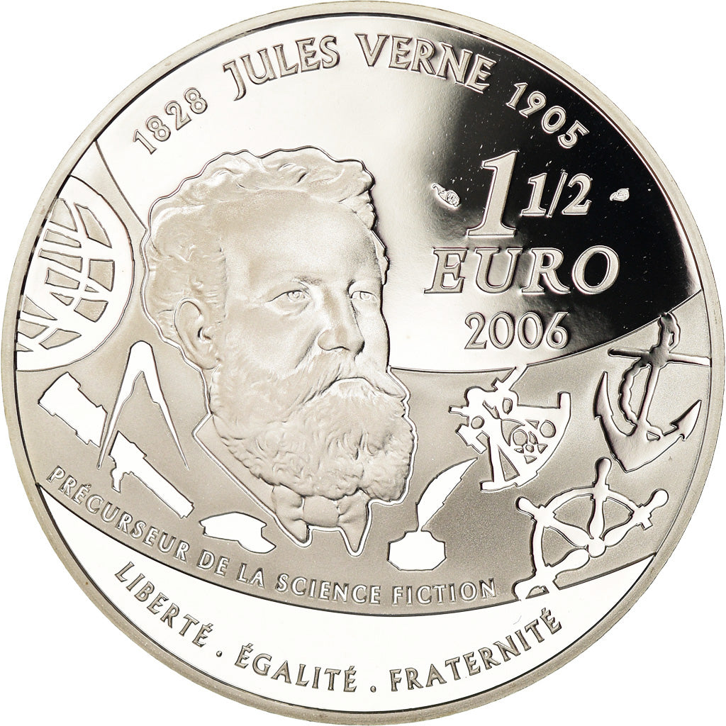 Frankreich, 1-1/2 Euro, 2006, BE, STGL, Silber, Gadoury:EU202, KM:1450